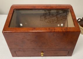 Shadow Display Box With Drawer