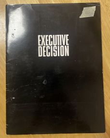 Executive Decision Press Kit 1996