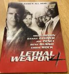 Lethal Weapon 4 Press Kit 1998