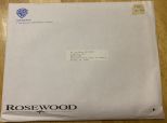 Rosewood Media Kit Unopened In Envelope