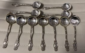 11 Sterling Bouillon Spoons