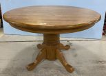 Round Oak Dining Table