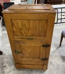 Vintage Hudson Oak Ice Chest