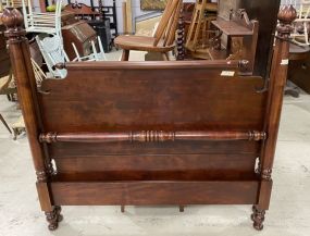 Full Size Mahogany Mini Post Bed