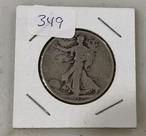 1937 Walking Liberty Half Dollar