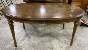 Drexel Oak Oval Dining Table