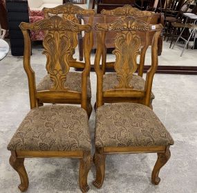 Four Antique Reproduction Dining Chairs
