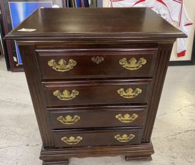 Cherry Chippendale Style Night Stand