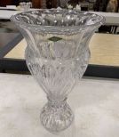 Large Goldfinger Crystal Tall Vase