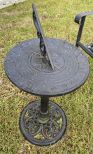 Metal Outdoor Sundial Stand