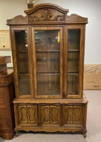 Late 20th Century French Style China Cabinet