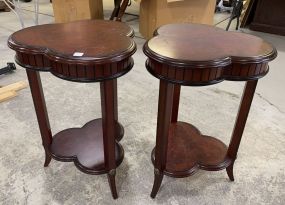 Pair of Bombay Co. Clover Side Tables
