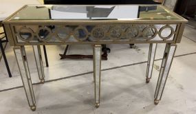 Contemporary Mirrored Console Table