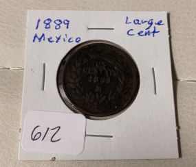 1889 Mexico Large Cent