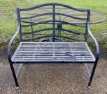 Heavy Iron Outdoor Bench