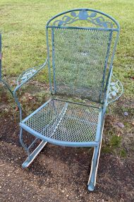 Wrought Iron Patio/Outdoor Rocker