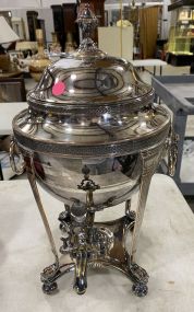 Silver Plate Warming Dispenser