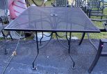 Wrought Iron Patio Table