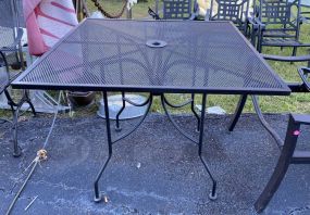 Wrought Iron Patio Table