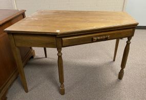 Vintage Young Hinkle Oak Corner Desk