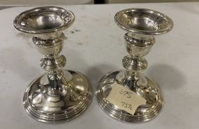 Empire Sterling Weighted Candle Holders