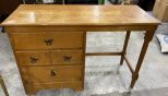 Maple Knee Hole Work Desk