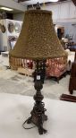 Antique Style Metal Candle Stick Lamp