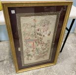 Framed Chinese Silk