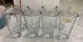 8 Bubble Glass Cups