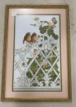 Cross Stitch Framed Birds