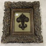 Framed Fleur De Lis