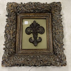 Framed Fleur De Lis