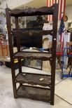 Vintage Wood Display Rack