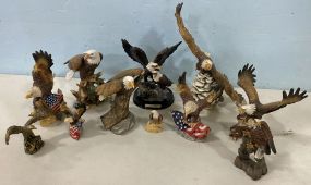 Group of Eagle Figurines