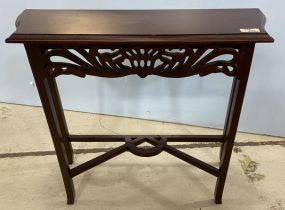 Small Cherry Wall Console Table