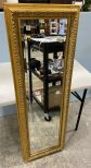 Tall Gold Gilt Framed Dressing Mirror