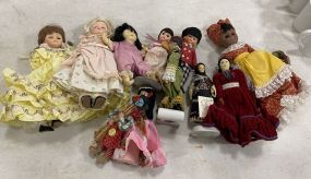 Group of Collectible Dolls