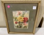 Vintage Floral Print by E. Gorman