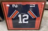 Framed Auburn Jersey