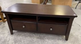 Modern Cherry TV Stand