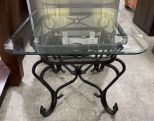 Small Glass Top Table