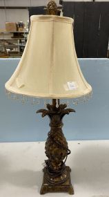 Modern Resin Pineapple Style Lamp