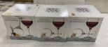 Three Boxes of Michelangelo Crystal Burgunders