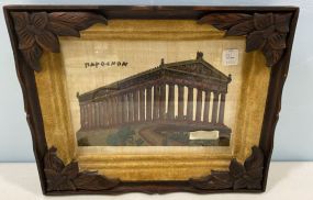 Napoenon Cloth Framed Souvenir