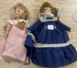 2 Porcelain Dolls