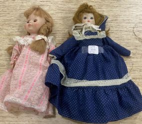 2 Porcelain Dolls