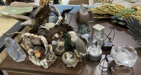 Group of Decorative Eagle Figurines