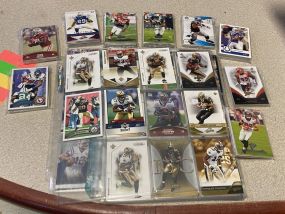 Group of Football Collectible Trading Cards