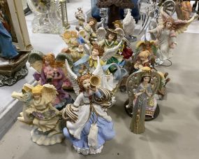 Group of Resin Collectible Angels