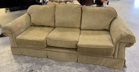Mayo Co. Upholstered Three Cushion Sofa